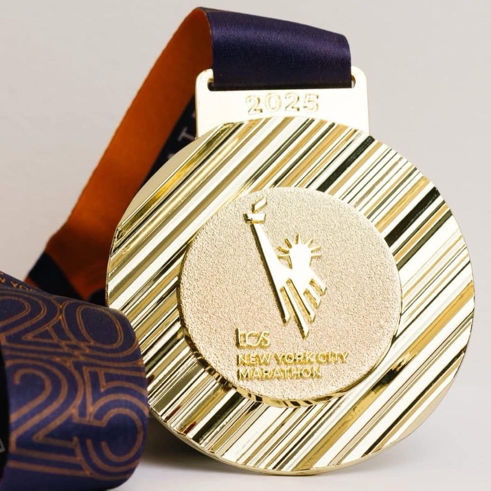 2025 New York City Marathon Gold Medal